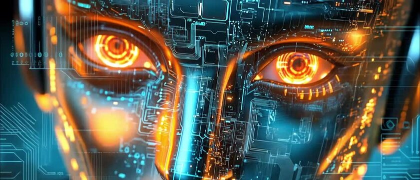 Artificial Intelligence: The Glowing Gaze of a Digital Being