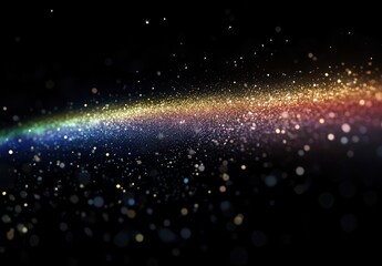 Sparkling Glittering Shimmering Dust Trail