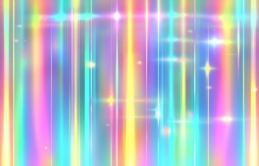 Vibrant Rainbow Light Streaks Glowing Abstract Background