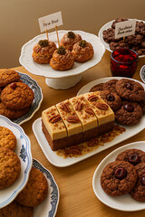 "An Assortment of Delicious Baked Goods on a Cozy Table"