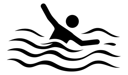Swimming Icon Illustration
