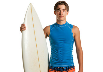 Teen Surfer Boy Summer Fun Vacation Water Sport Athlete