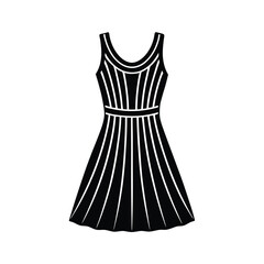 Classic Tank Dress vector illustration