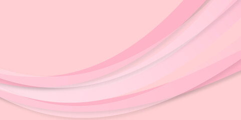Light Pink Abstract Wave Background for Business and Presentation Design.