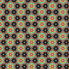very elegant and beautiful multicolor abstract seamless pattern