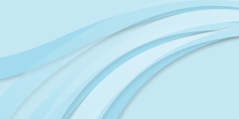 Light Blue Abstract Wave Background for Business and Presentation Design.