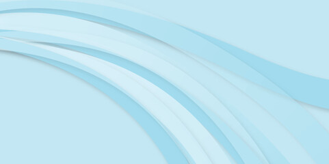 Light Blue Abstract Wave Background for Business and Presentation Design.