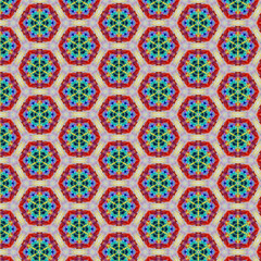 very elegant and beautiful multicolor abstract seamless pattern