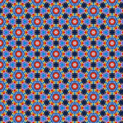very elegant and beautiful multicolor abstract seamless pattern