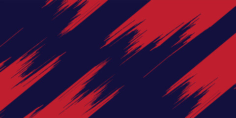 red vector layout with flat lines on backround blue. Decorative shining illustration with lines on abstract template.