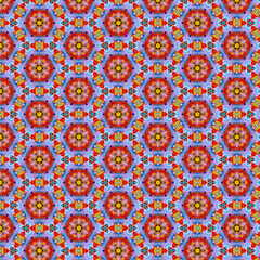 very elegant and beautiful multicolor abstract seamless pattern