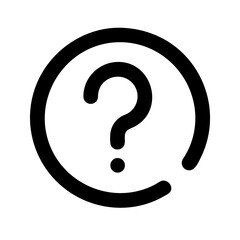 question mark help icon