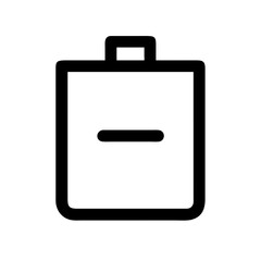 Obraz premium remove delete minus sign icon