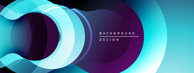 Abstract flowing shapes, vibrant blue purple gradients. Modern design element, smooth transitions, dynamic composition.