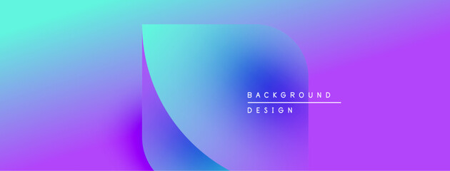 Abstract gradient background. Soft blues, purples blend smoothly. Minimalist design with text elements present. Modern aesthetic.