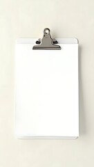 Blank retractable badge reel with a transparent card holder and metal clip placed on a clean white background. Concept of daily workplace access, employee ID display, and corporate security.
