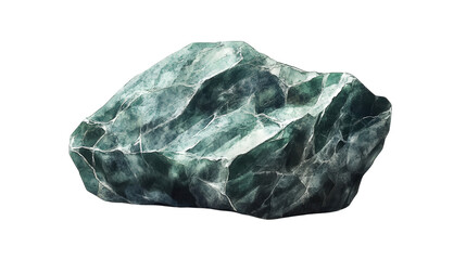 Raw dolomite chunk with peachy tone and crystal texture, Transparent background, PNG file