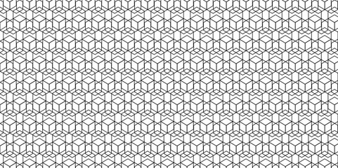 Vector tiles gradient science web tech connection triangle diamond honeycomb hexagon art. Vector seamless pattern with hexagon square cube geometric pattern shapes grid metal element texture design. 