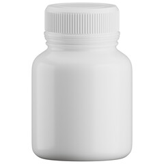 Plastic Medicine Bottle with Lid