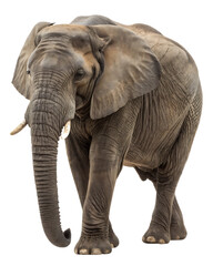 African elephant isolated on transparent background