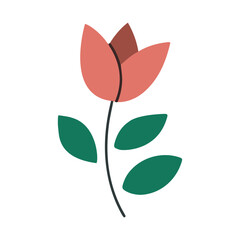 vector illustration of a flower