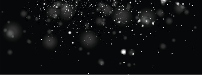 Real snowflakes isolated background design