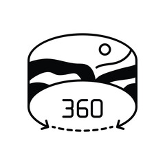 All Round View Icon vector