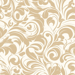 elegant floral abstract pattern