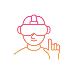 Interactivity Icon vector