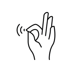 Virtual Touch Icon vector