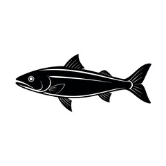cobia vector silhouette