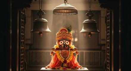 Jagannath temple deity odisha india hinduism religion culture spiritual art