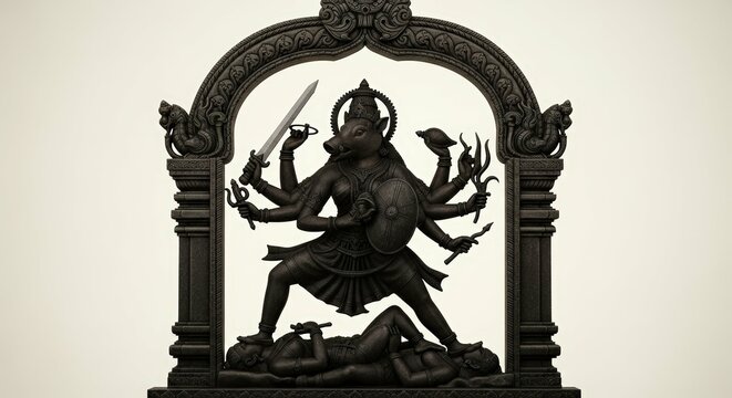 Varahi goddess hindu sculpture hinduism religion deity mythology hinduism art