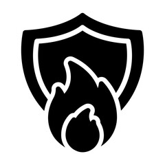 fire prevention Solid icon