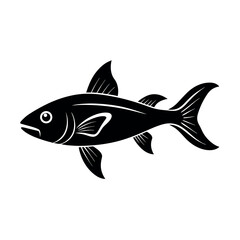 goblin fish vector silhouette
