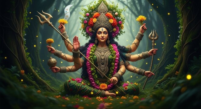 Divine goddess durga maa hinduism hindu deity hindu goddess hindu mythology