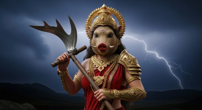 Varahi hindu goddess boar faced devi divine mother shakti hinduism mythology