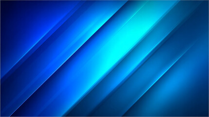 Fototapeta premium Abstract blue background with diagonal lines and gradient for modern design use