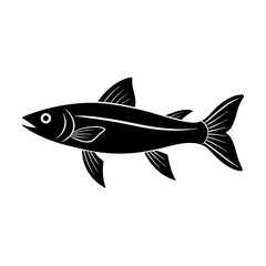 needlefish vector silhouette
