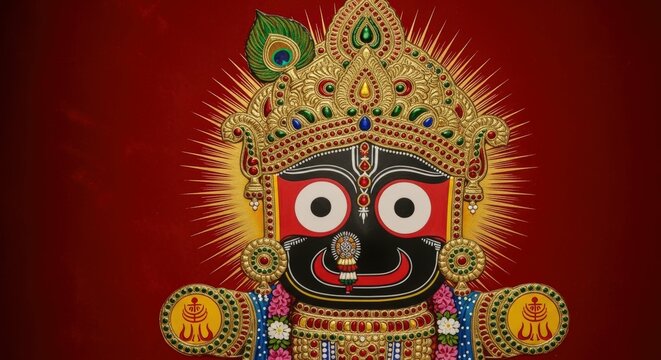 Jagannath hindu god deity odisha india indian culture hinduism religion art