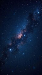 Bright stars of Triangulum Australe constellation in dark night sky , photography, starfield, observation