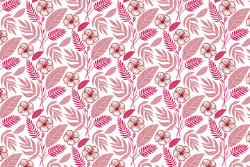 single line flower repeat pattern.textile fashion stylish decoration.kitchen wear wrapping paper rose.seamless design nature minimalism.flower sketch home textile pillow cover

