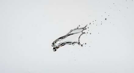 Water Splash: Minimalist Elegance in Liquid Form