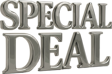 Special deal sign
