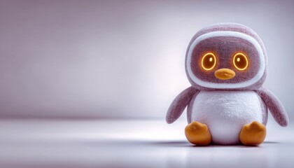 Cute plush penguin toy