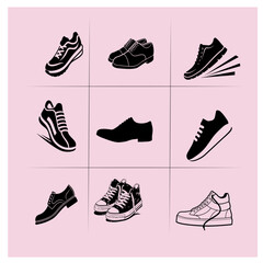 A set of Men shoes icon