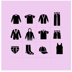 A set of Men cloth  icon