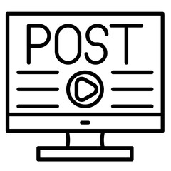Post Vector Icon