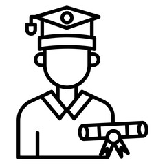 Graduate Vector Icon