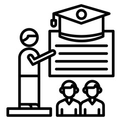 Faculty Vector Icon
